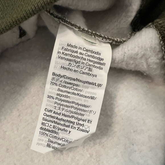 J.Crew Fleece Camo Hoodie - Picture 5 of 5